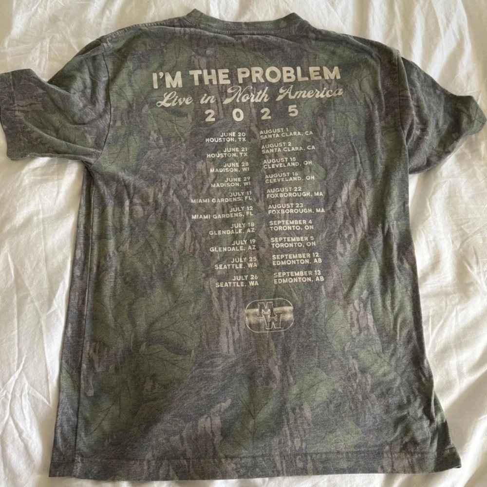 MORGAN WALLEN IM THE PROBLEM TOUR CAMO SHIRT small